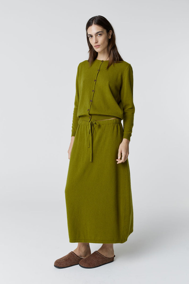 FLEET KNIT SKIRT