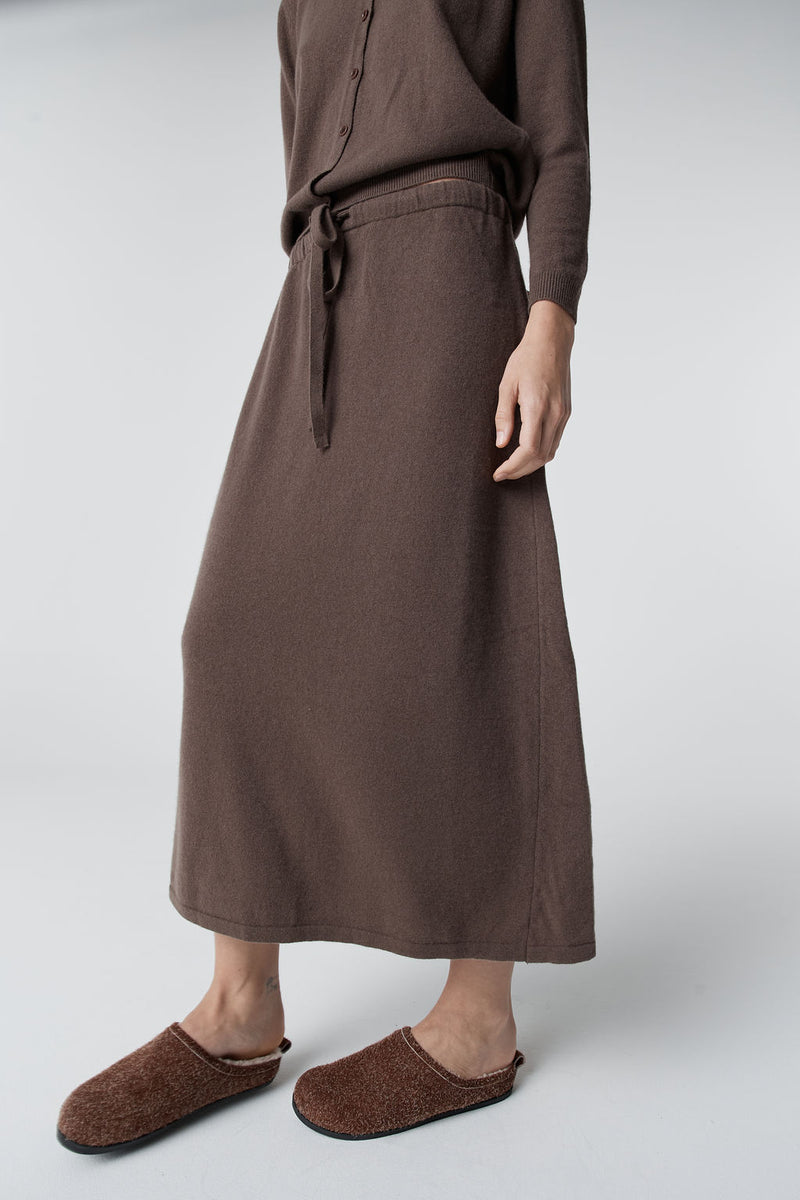 FLEET KNIT SKIRT