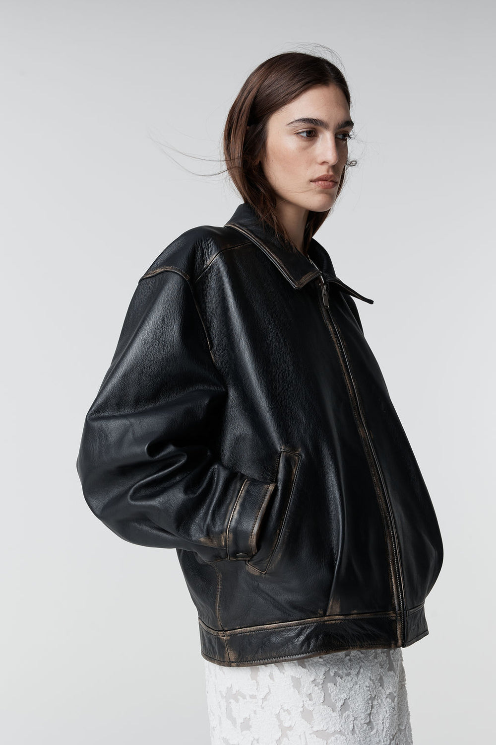 RYDER - Women's Black Leather Jacket – Citizen Nomade Store