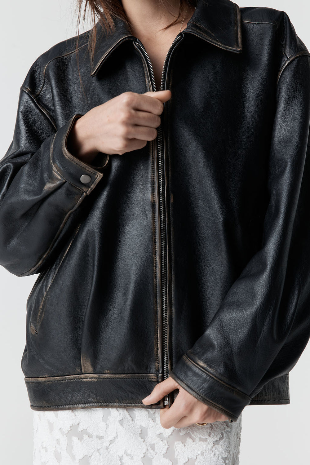 RYDER - Women's Black Leather Jacket – Citizen Nomade Store