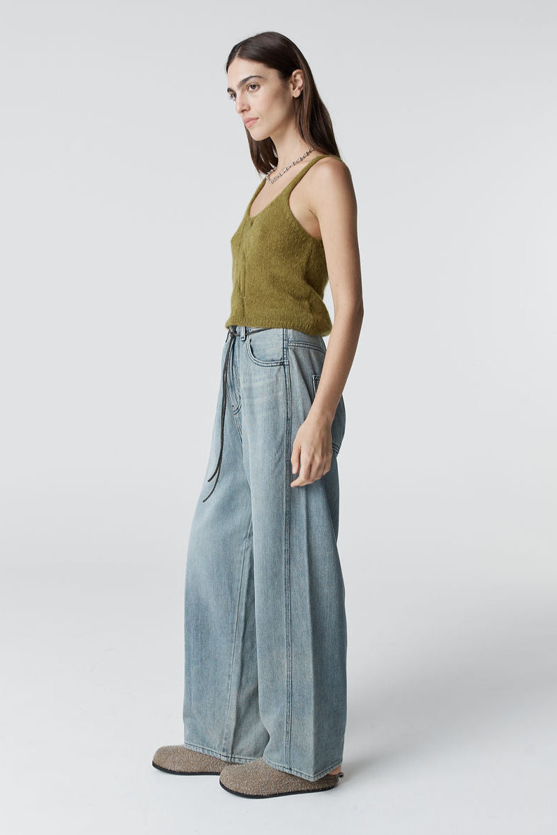 CICI CABLE KNIT SINGLET