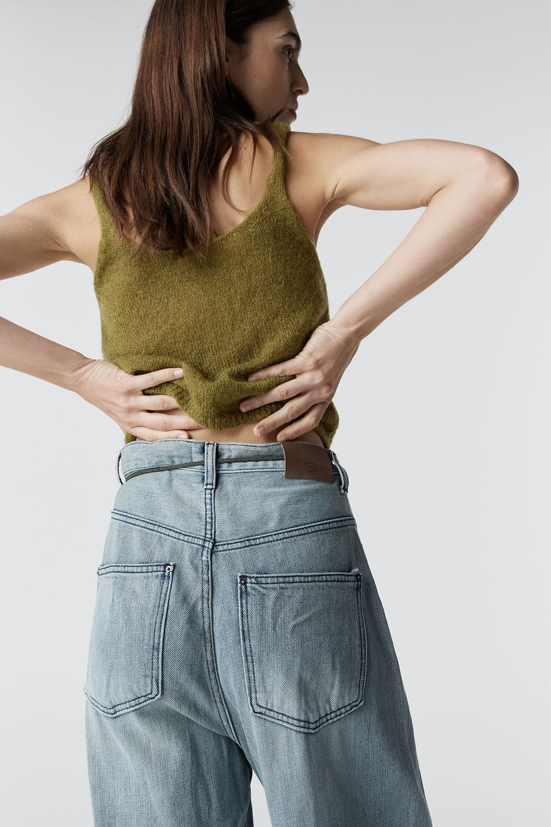 CICI CABLE KNIT SINGLET