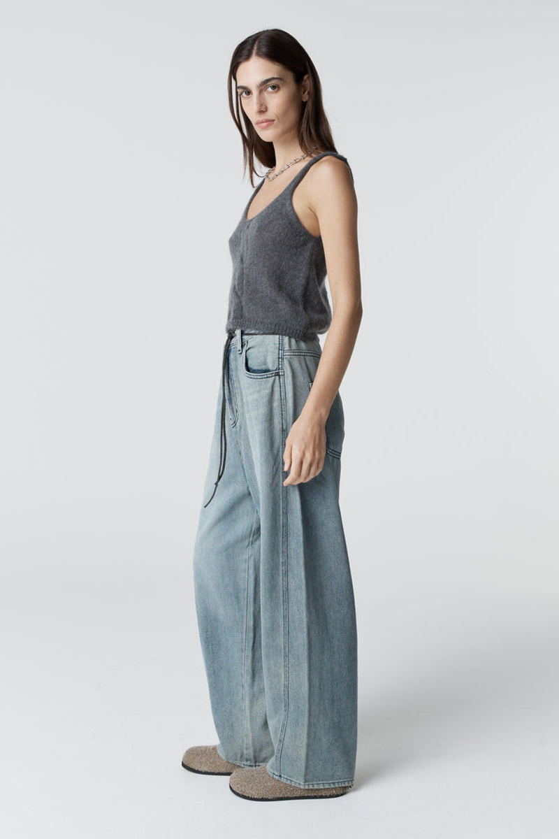 CICI CABLE KNIT SINGLET