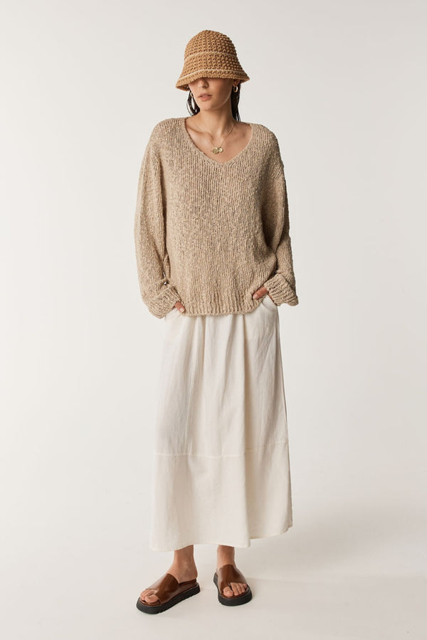DUNE LONG SLEEVE KNIT TOP