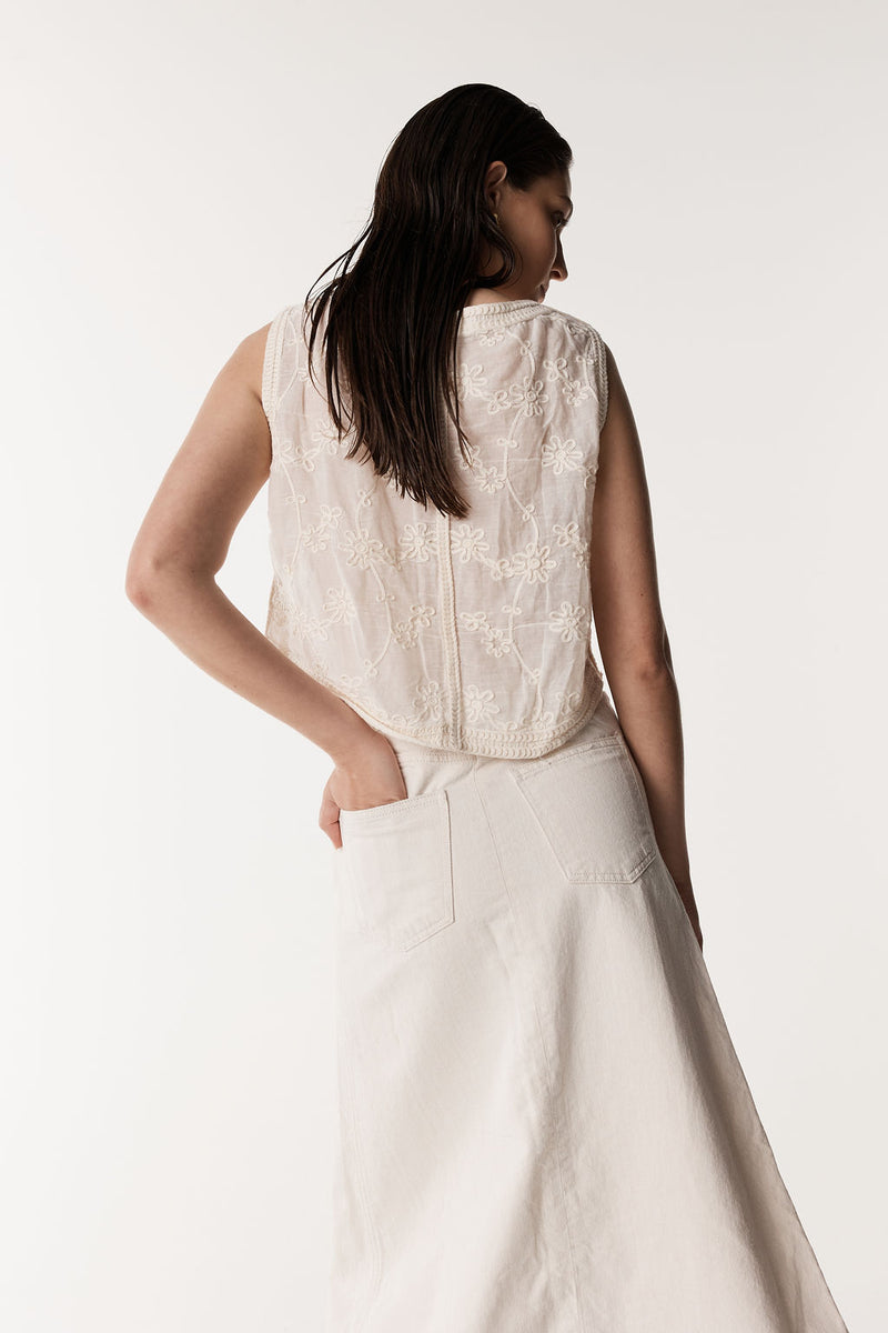PALOMA EMBROIDERED VEST