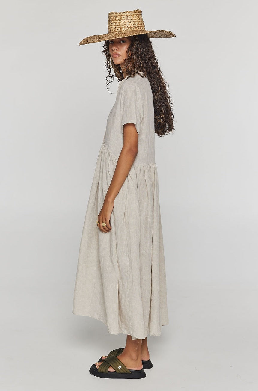 Cooper Dress - Natural - side view