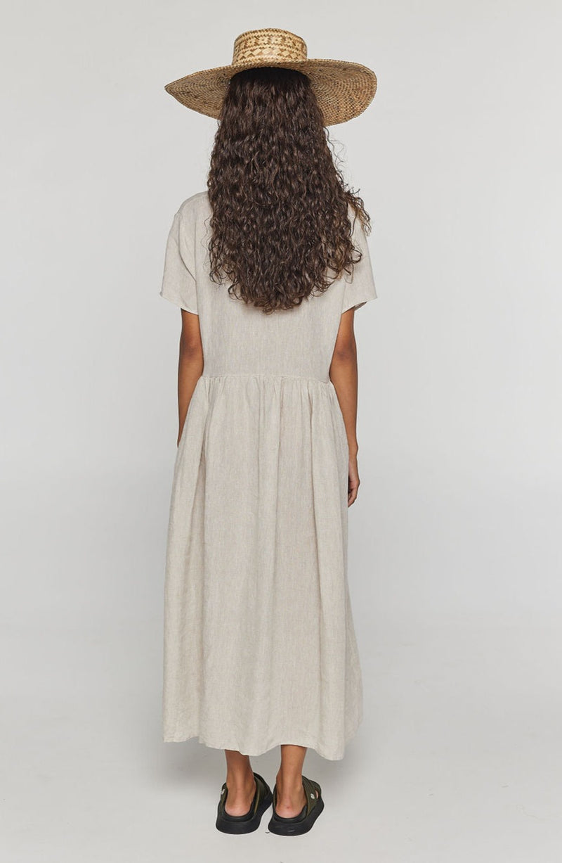 Cooper Dress - Natural - back view