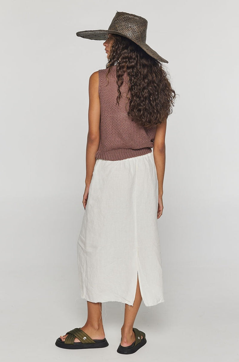 BONE KNIT TOP