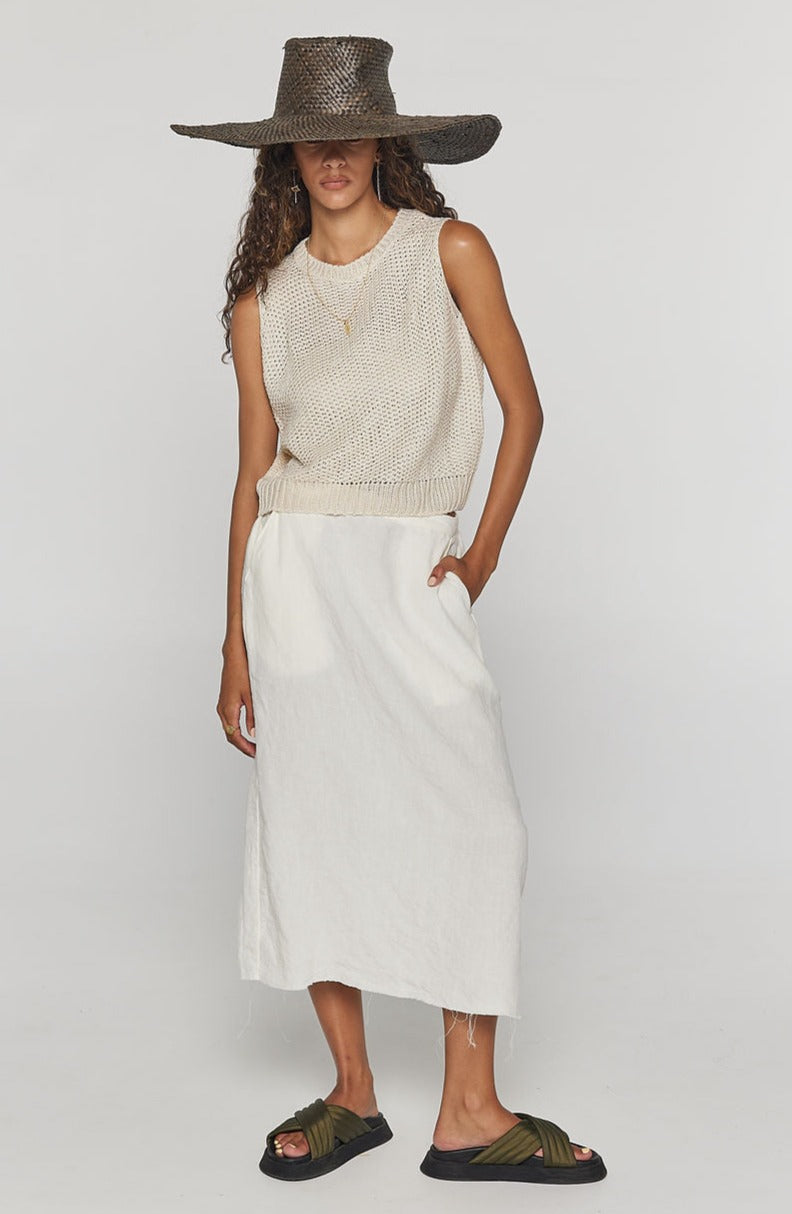 BONE KNIT TOP