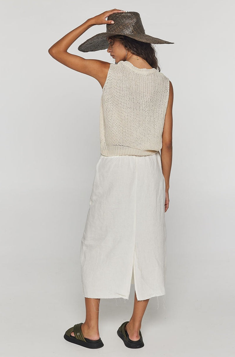 BONE KNIT TOP