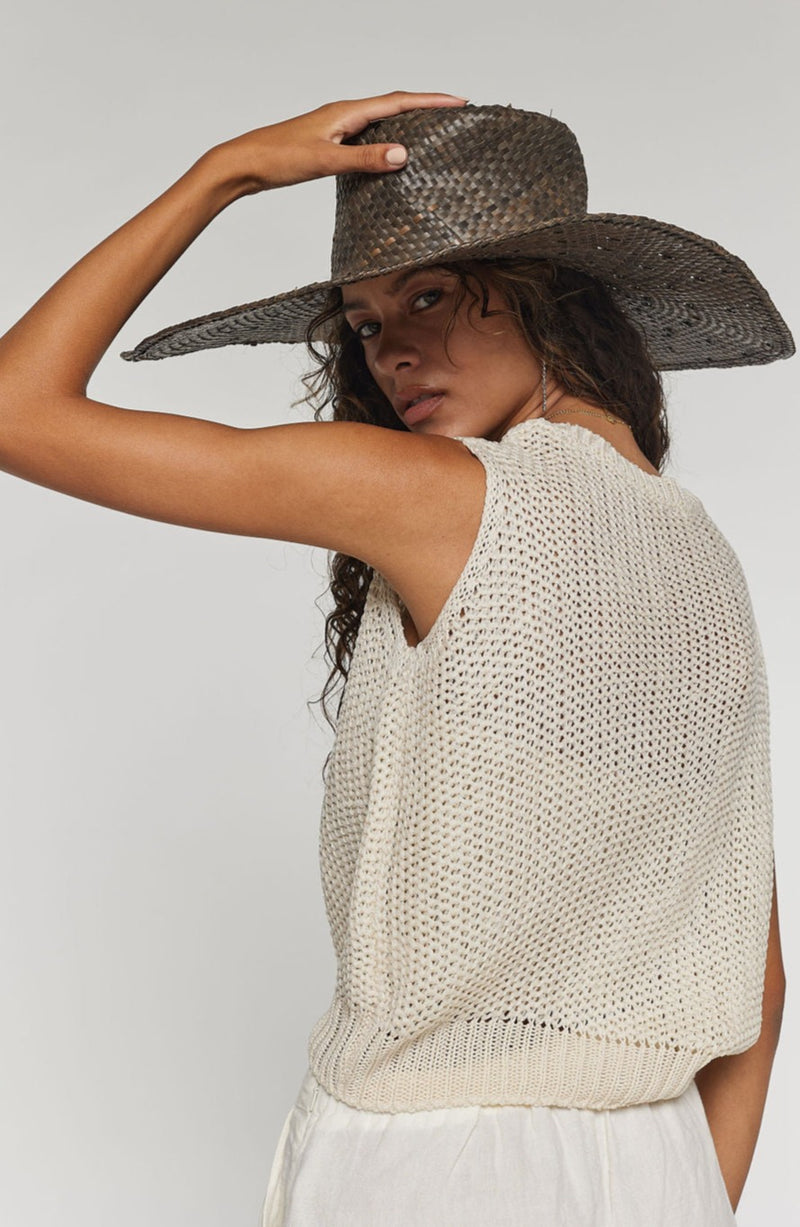 BONE KNIT TOP