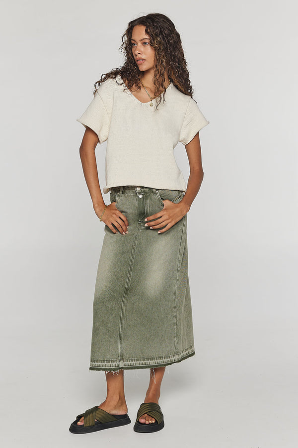 WOODS DENIM SKIRT