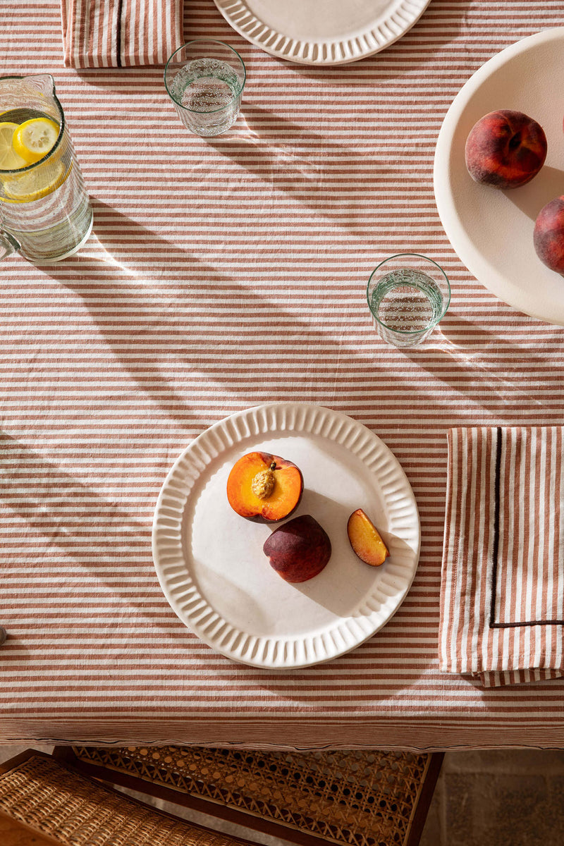 FARO BAKED CLAY LINEN NAPKINS