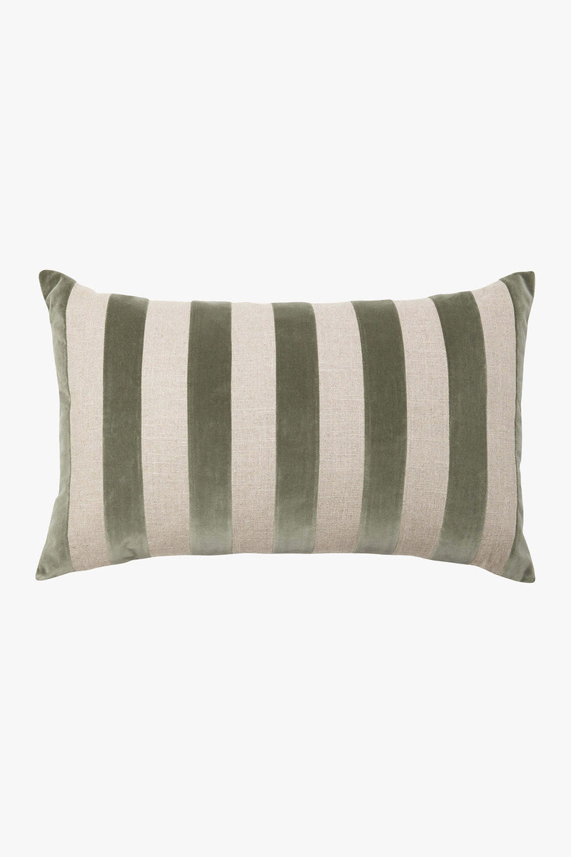 ETRO STRIPE VELVET CUSHION
