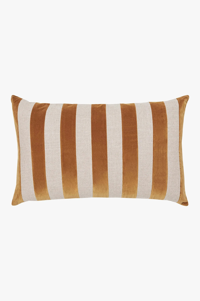 ETRO STRIPE VELVET CUSHION