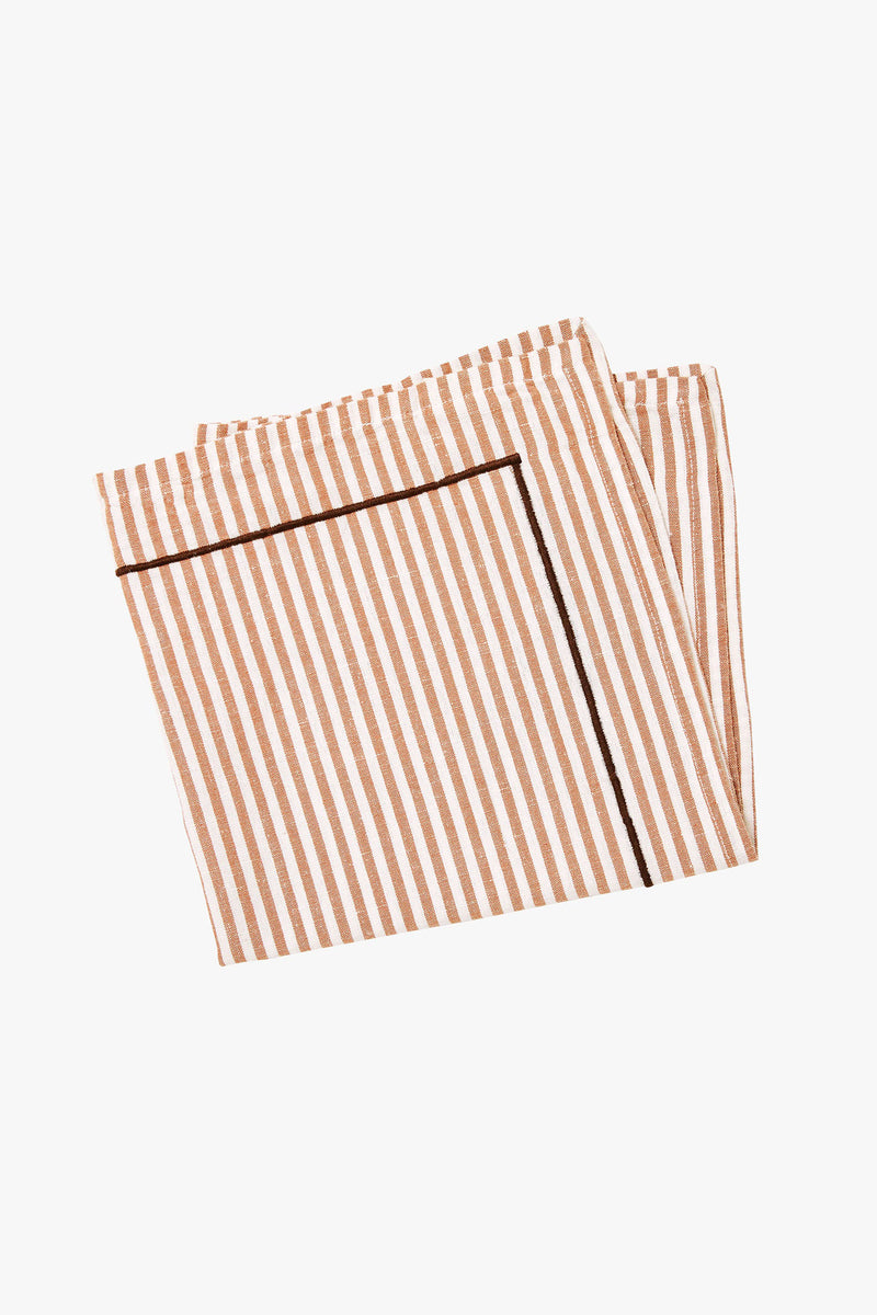 FARO BAKED CLAY LINEN NAPKINS