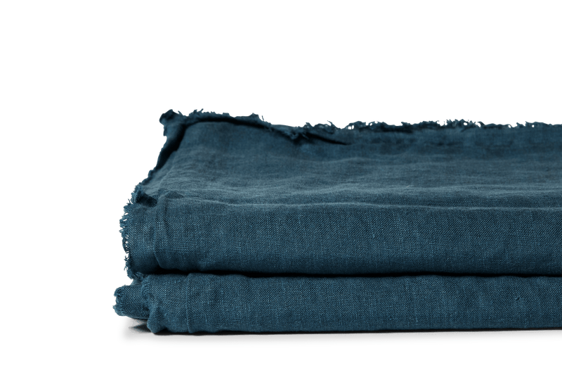 LINEN SHEET SET INDIGO