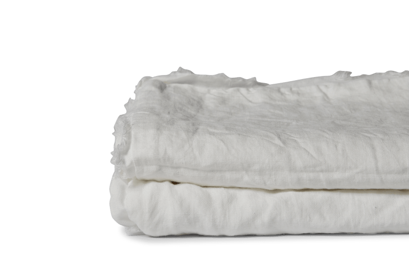 LINEN DUVET SET ANTIQ WHITE