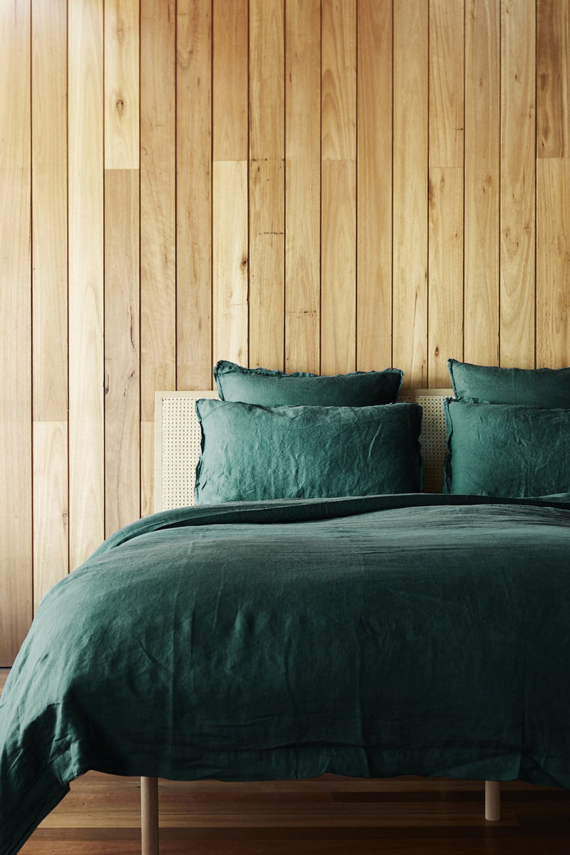 LINEN DUVET SET BOTANICAL