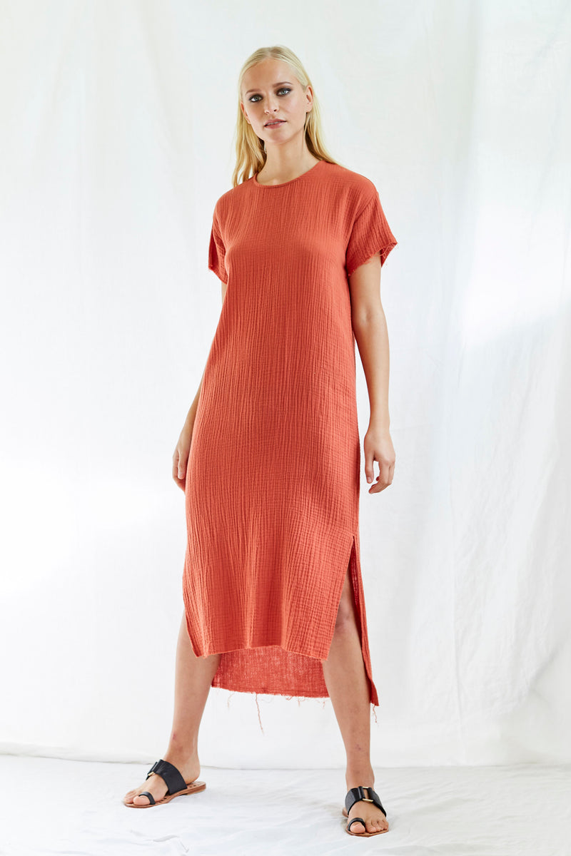 Citizen Nomade Byron Bay Fashion Label Dune Dress #colour_sienna