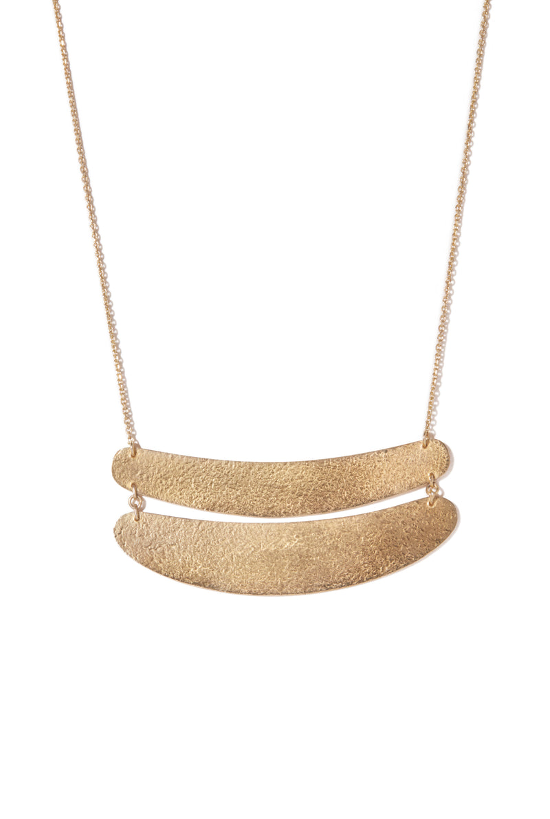 DOUBLE HORIZONTAL BAR NECKLACE
