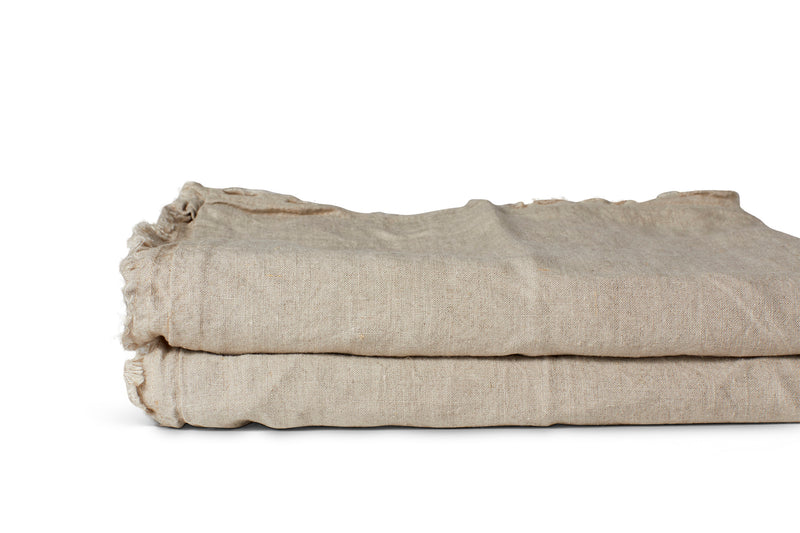 LINEN EUROPEAN PILLOW SET NATURAL
