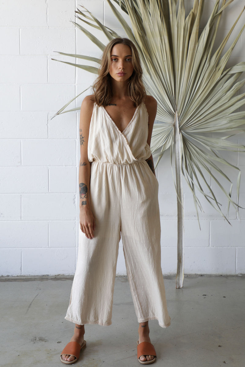 Soho Jumpsuit Cream - Citizen Nomade Fashion #colour_cream