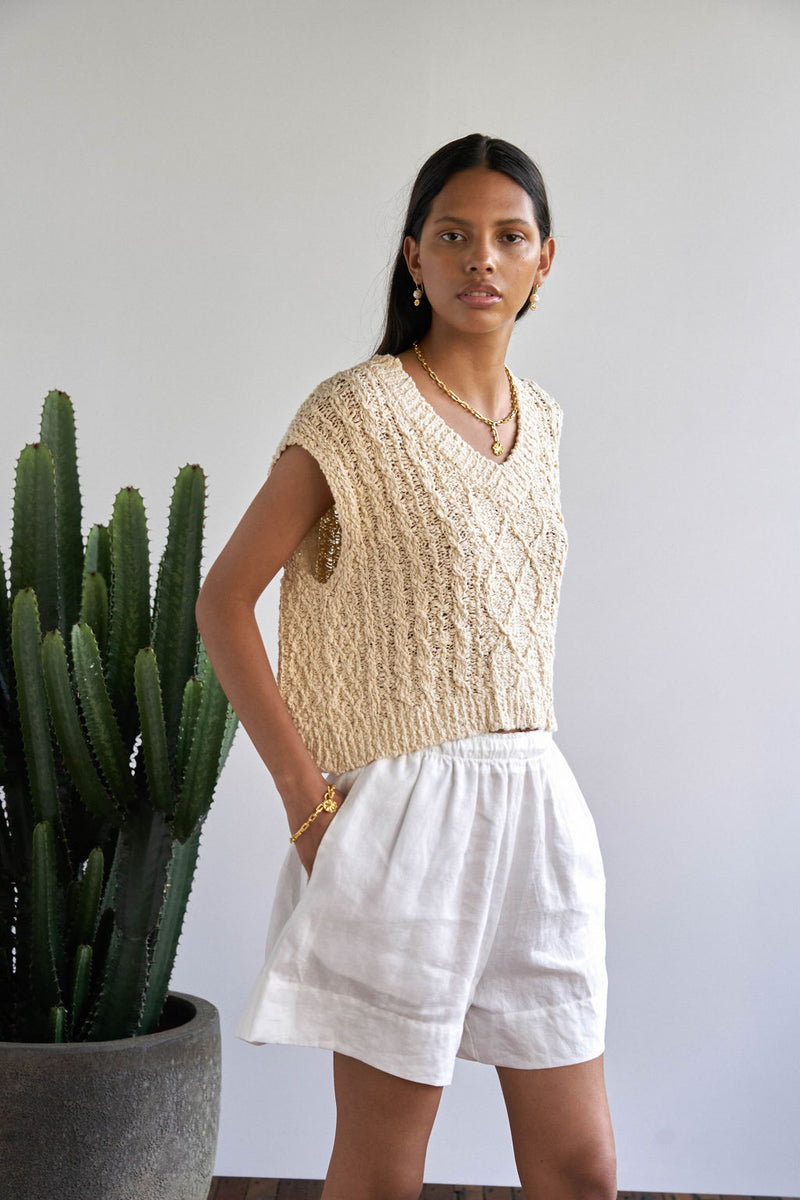 SATURDAY KNIT CROP
