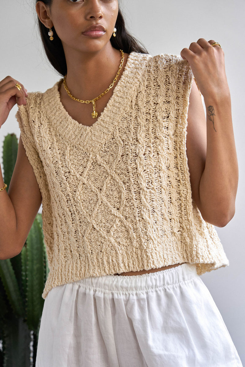 SATURDAY KNIT CROP