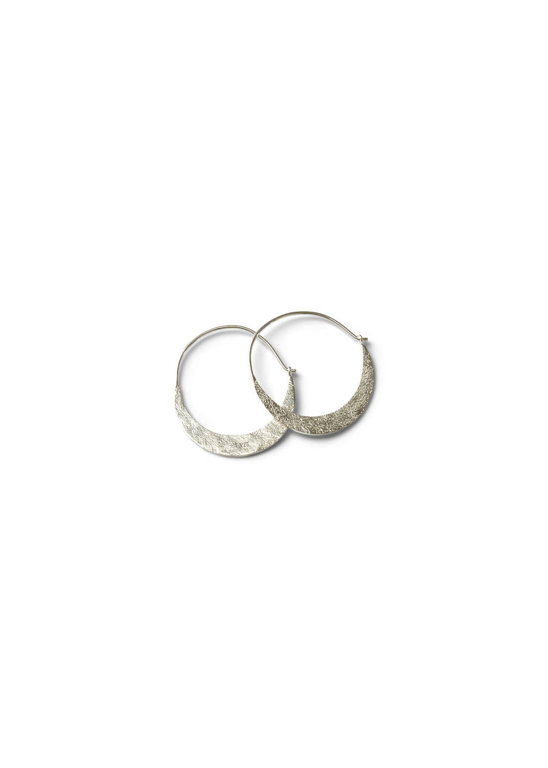 CRESCENT MOON HOOPS