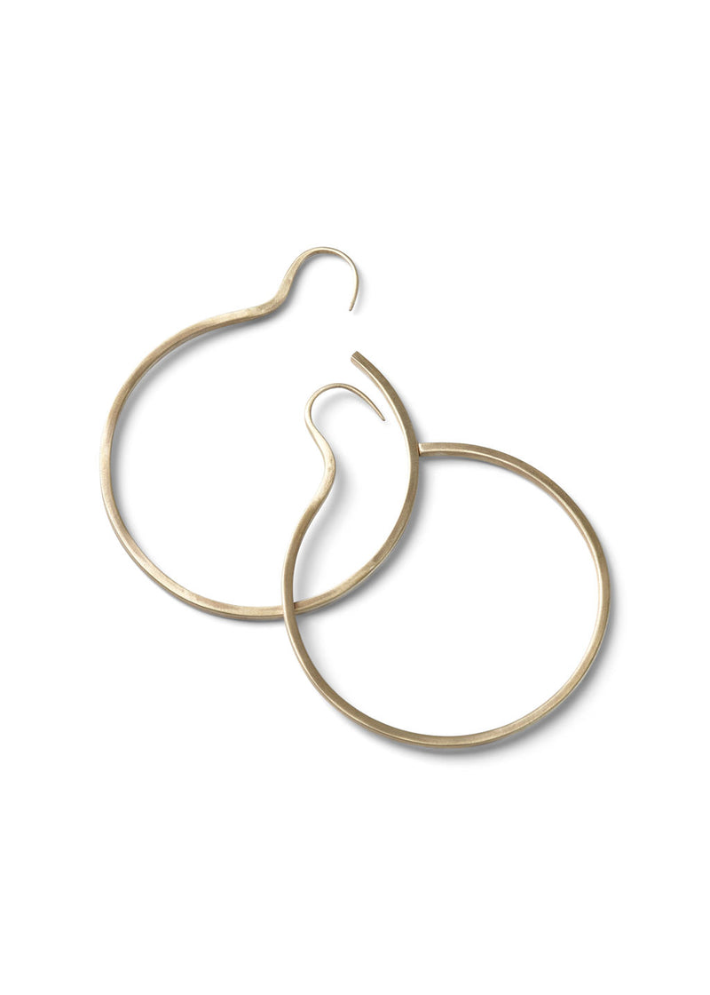 BEND HOOP EARRINGS