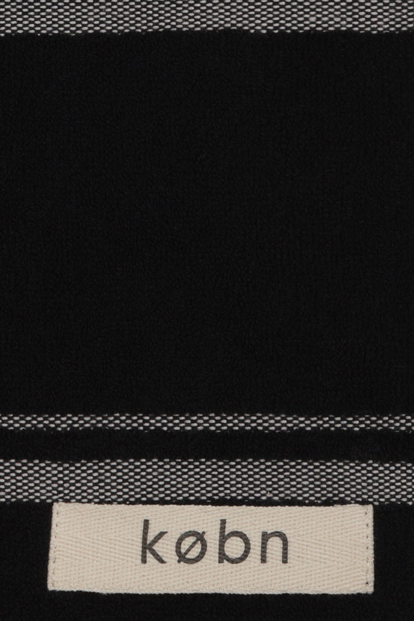KOBN HAND TOWEL NOIR