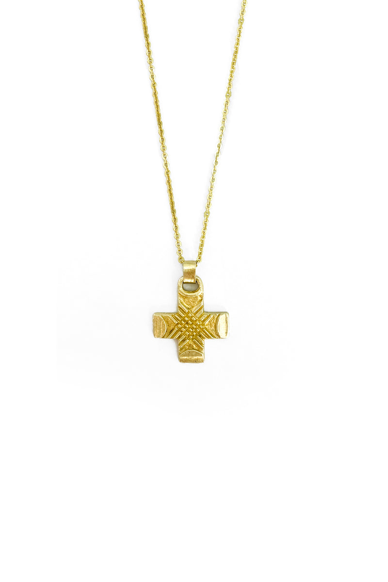 CROSS HATCHED NECKLACE
